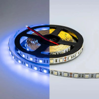 Светодиодная лента LED 5050 60Led/m(Blue, 12V, 14.4W/m, IP20, 300Led/5m, 900Lm/m, 5000*8mm)