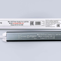 Блок питания LED AC/DC 24-12 (24W, 12V, 2A, IP20, 155*17*17mm, Карандаш)
