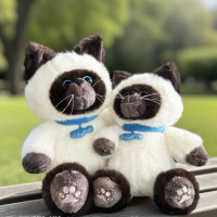 Мягкая игрушка Сиамский котик 28см