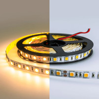 Светодиодная лента LED LUX 5050 60Led/m(Тёплый 3000K, 24V, 14.4W/m, IP20, 300Led/5m, 900Lm/m, 5000*8mm)