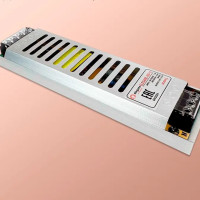 Блок питания LED AC/DC 100-12 (100W, 12V, 8.3A, IP20, 195*52*22mm, Супер узкий)