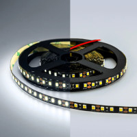 Светодиодная лента LED BLACK 2835 120Led/m(Холодный 6000K, 12V, 9.6W/m, IP20, 600Led/5m, 1080Lm/m, 5000*8mm, Черная основа)