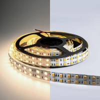 Светодиодная лента LED DUO 2835 240Led/m(Нейтральный 4500K, 12V, 19.2W/m, IP20, 1200Led/5m, 2160Lm/m, 5000*16mm, Двухрядная)