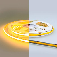 Светодиодная лента LED LUX COB/FOB 312Led/m(Тёплый 3000K, 24V, 10W/m, IP33, 1560Led/5m, 1080Lm/m, 5000*8mm)