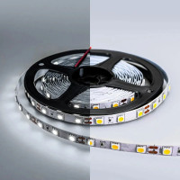 Светодиодная лента LED ECO 5050 60Led/m(Холодный 6000K, 12V, 14.4W/m, IP20, 300Led/5m, 900Lm/m, 5000*8mm)