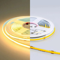 Светодиодная лента LED ECO COB/FOB 310Led/m(Тёплый 3000K, 12V, 8W/m, IP33, 1550Led/5m, 1000Lm/m, 5000*8mm)