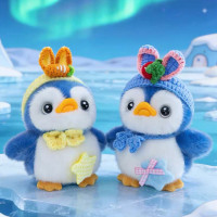 Мягкая игрушка Пингвиненок в шапочке с ароматизатором