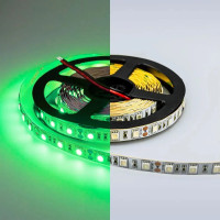 Светодиодная лента LED 5050 60Led/m(Green, 12V, 14.4W/m, IP20, 300Led/5m, 900Lm/m, 5000*8mm)