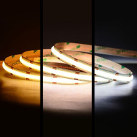 Светодиодная лента LED COB/FOB 504Led/m(MIX White 3000K-6000K, 12V, 10W/m, IP33, 2520Led/5m, 1080Lm/m, 5000*8mm/20000*8mm)
